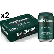 Voll-Damm Cerveza Doble Malta 24 x 330 ml - Pack 48 Latas