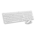 Teclado y Ratón Logitech MK950 Slim Blanco