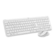 Teclado y Ratón Logitech MK950 Slim Blanco