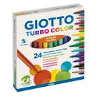 24 Rotuladores de Punta Fina GIOTTO Turbocolor Surtidos