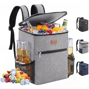 Mochila Nevera 24L Gris para 30 Latas - Lifewit