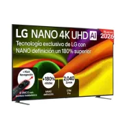 LG 98" Smart TV 4K, 120Hz, con Procesador a8 Gen3