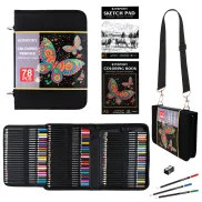 Lápices de Colores 78 en Kit con Correa Ajustable