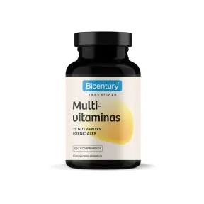 Bicentury 360 Comprimidos: Multivitaminas y Minerales Esenciales