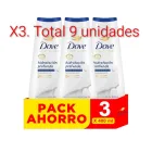 Dove Gel de Ducha Hidratación Profunda, 3 x 400 ml