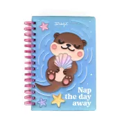 Libreta A5 Lazy Nutria Mr. Wonderful – 240 Páginas Antiestrés