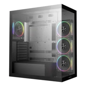 Caja Gaming ATX DeepCool CG580 4F V2 Negro RGB Cristal Templado