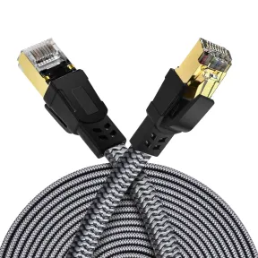 Cable Ethernet Cat 8 de 10m, 40Gbps y Conector RJ45