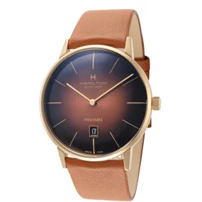 Reloj Automático Hamilton Intra-Matic 42mm Dial Marrón