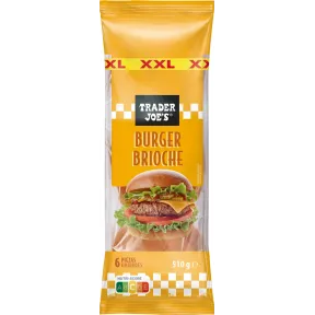 Brioche XXL para burger Trader Joe's - 6 unidades (510 gr)