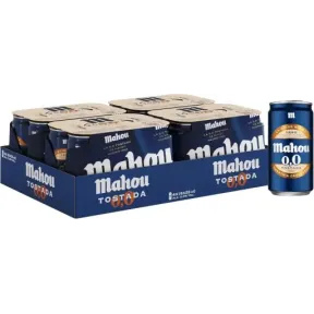 Mahou Tostada 0,0 - Pack de 24 x 25 cl