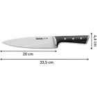Cuchillo Chef Tefal Ice Force 20 cm - Acero Inoxidable Seguro