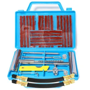 Kit de 32 Piezas para Reparar Pinchazos en Coche y Moto
