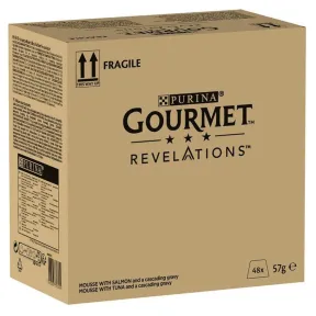 Purina Gourmet Revelations Mousse 48x (Atún y Salmón)