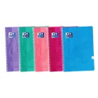 Cuadernos A4 Oxford 4x4, Pack de 5, Tapa Blanda, Colores