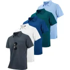 Pack de 5 polos de hombre, manga corta y transpirable