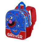 Mochila 3D Elite Super Coco Barrio Sésamo, Azul, 25 x 30 cm