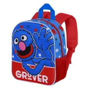 Mochila 3D Elite Super Coco Barrio Sésamo, Azul, 25 x 30 cm