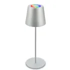 Lámpara inalámbrica RGB+W de sobremesa táctil 36x10,5cm