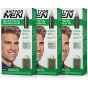 Tinte en Gel Just For Men, Castaño Claro H25 (3 Pack)