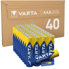 Pilas AAA Varta - Paquete de 40 unidades