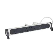 Regleta LEGRAND con USB Tipo A+C y protección contra sobretensiones