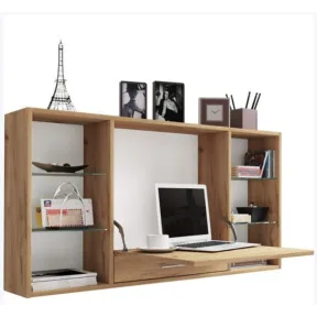 Escritorio Teala de madera para pared 60x115x20 - VCM