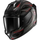 Casco Integral Moto SKWAL i3 LINIK BlackRedGrey KAR, XS
