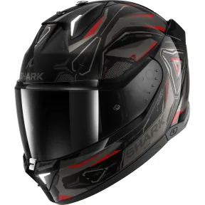 Casco Integral Moto SKWAL i3 LINIK BlackRedGrey KAR, XS