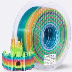 Filamento Multicolor Gradiente PLA 1,75mm 1kg para 3D