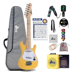 Guitarra eléctrica Winzz de 30 pulgadas para principiantes niños