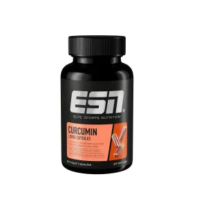 Cápsulas de cúrcuma ESN, 60 unidades en frasco.