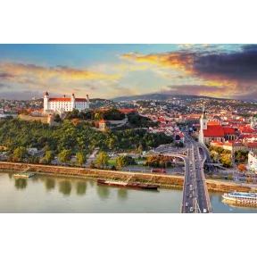 Vuelo de Barcelona a Bratislava en enero