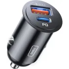 Cargador de Coche INIU 60W, Carga Rápida para Automóviles