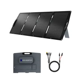 Panel portátil 200W 12V solar ECO-WORTHY