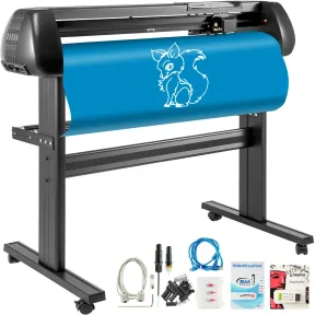 Cortadora de Vinilo VEVOR 28" con Soporte y Velocidad Ajustable