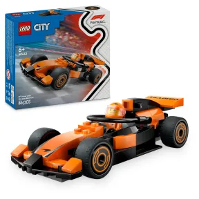 Piloto F1 LEGO City con Coche McLaren 60442 para 6+ años