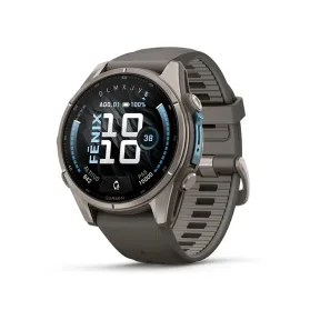 Smartwatch GARMIN fenix 9 Titanio 47mm con correa gris