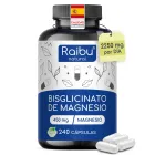 Bisglicinato de Magnesio 450 mg - 240 Cápsulas Suplemento