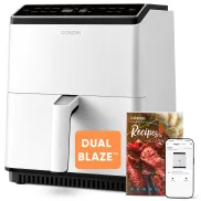 Freidora Cosori Dual Blaze XXL 6.4L: Cocción uniforme sin agitar
