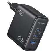 Cargador ultra compacto INIU Leopard 100W con 3 puertos GaN