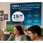 Fibra 300Mb Movistar Estudiantes: Sin permanencia y TV opcional
