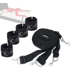Cinturón Ajustable de Yoga para Cosplay, Negro de Nailon