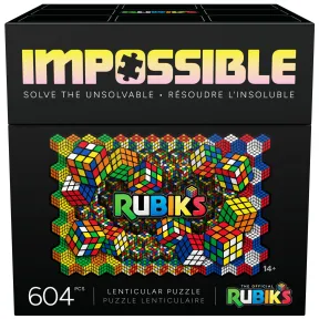 Puzzle Lenticular Rubik's Cube de 604 Piezas Imposible