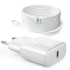 Cargador Tipo C 25W con Cable Lightning de 1M
