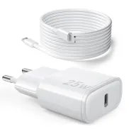 Cargador Tipo C 25W con Cable Lightning de 1M
