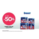 Pañales Dodot Pants: 2ª Unidad al -50% en Marvimundo