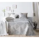 Colcha Beig Ligera Sofia 27 para Cama Matrimonial 135 cm
