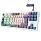 Teclado Mecánico TKL Español GXTrust Xyra Gasket 80% Blanco