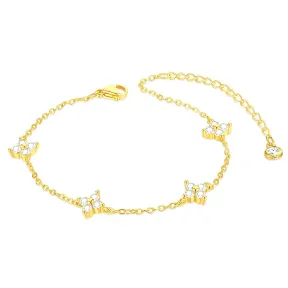 Pulsera de circonita en ley 925